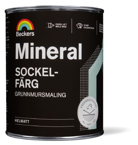 Mineral Sockelfärg 1 L 531 Grafit