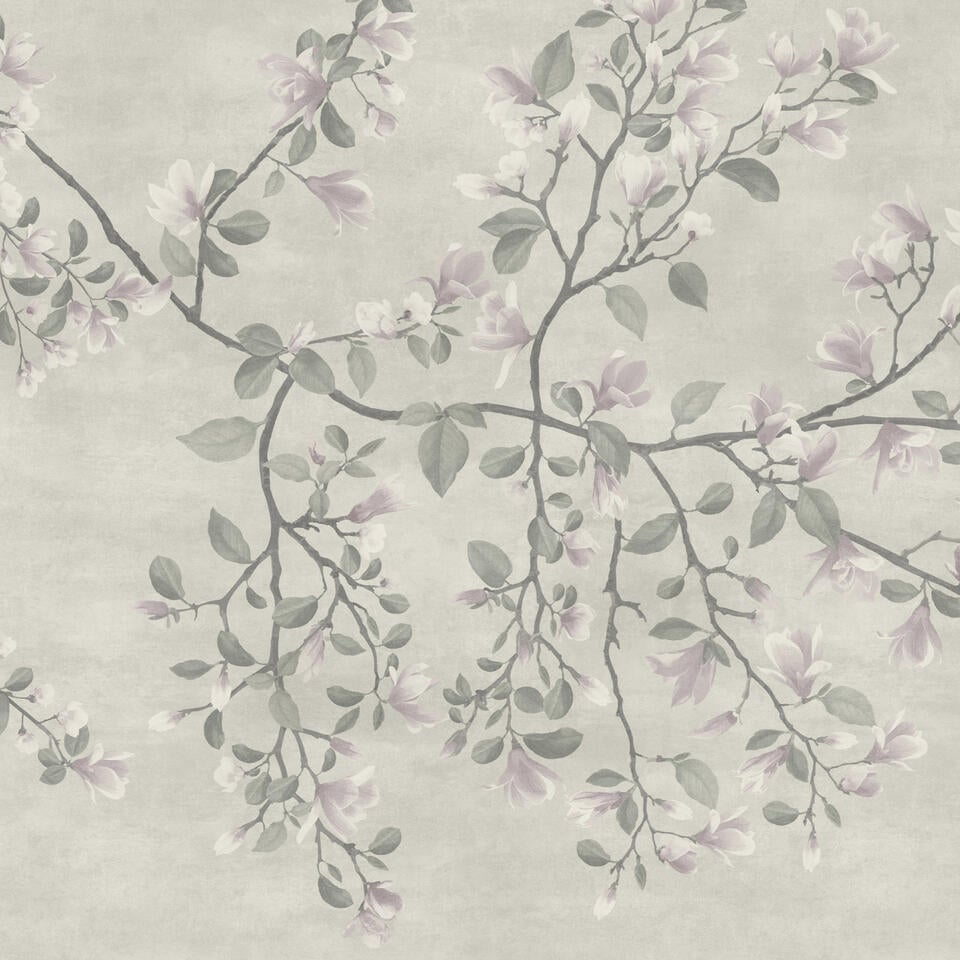 Magnolia 2  Light Grey - Decor Wall