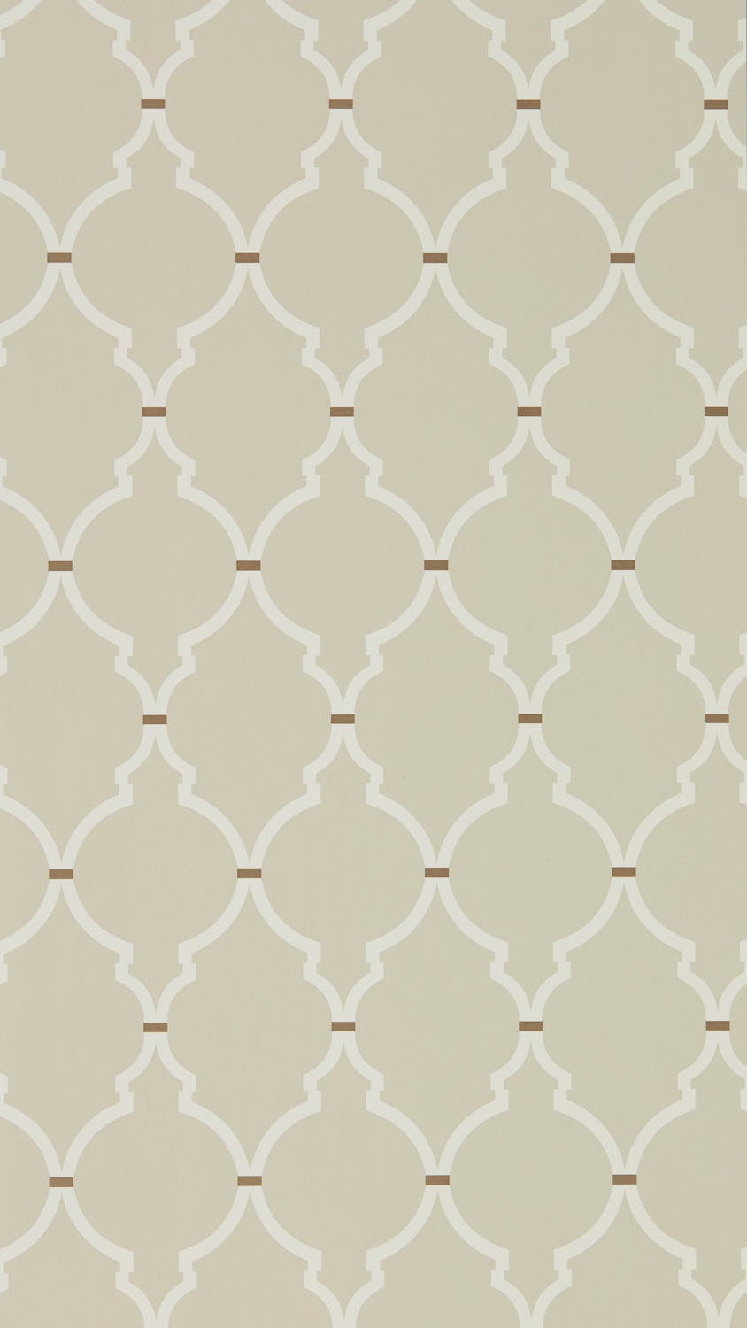 Sanderson - Empire Trellis Linen/Cream