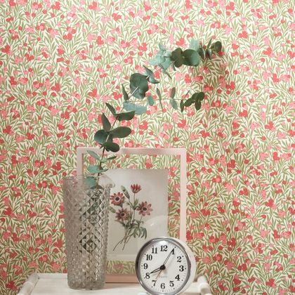 Casadeco - Cherry Blanc / Rose Flower Market