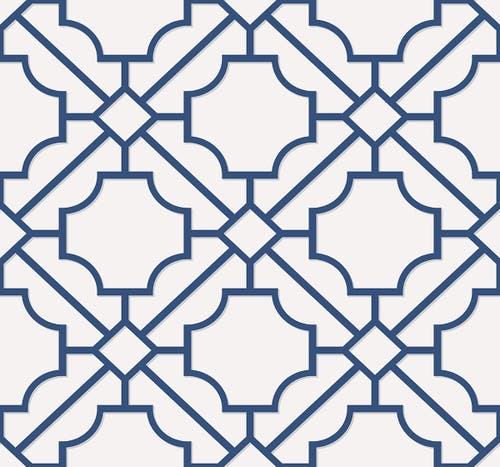Carma - Navy, Grey & White