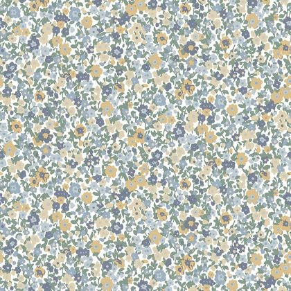 Casadeco - Pansy Bleu / Jaune Flower Market