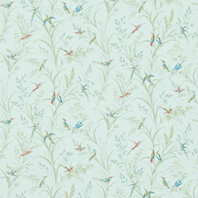 Sanderson - Tuileries Sage/Multi Country Woodland Wallcove