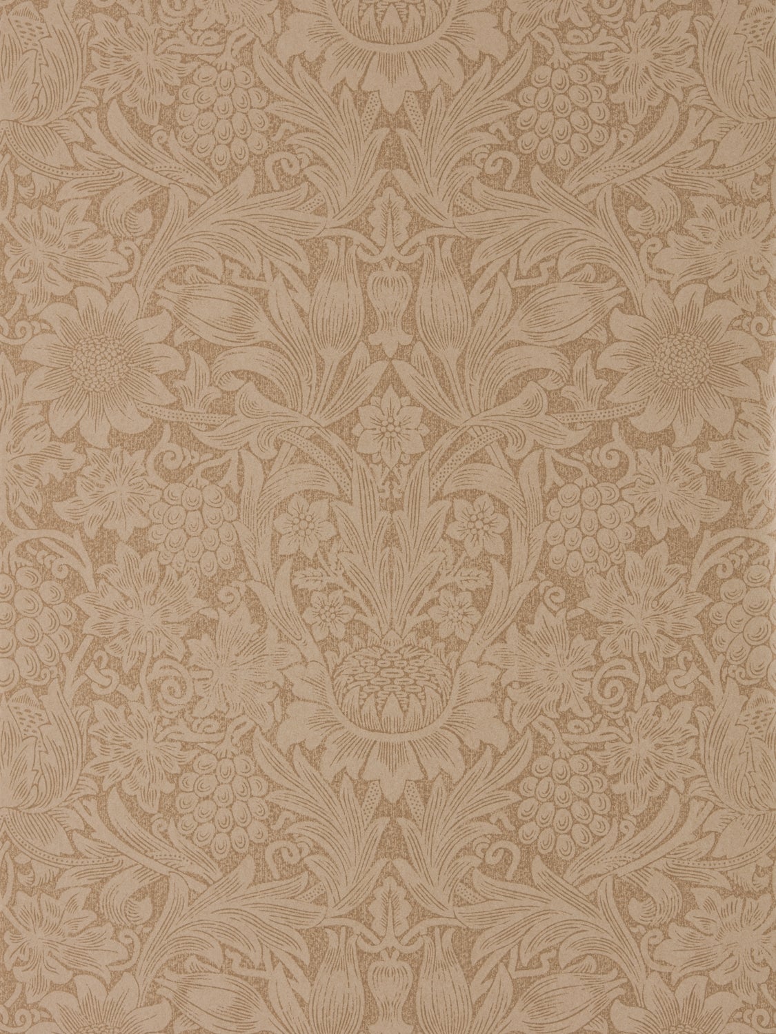 Morris & Co - Pure Sunflower Copper/Rus Morris Pure Wallpapers
