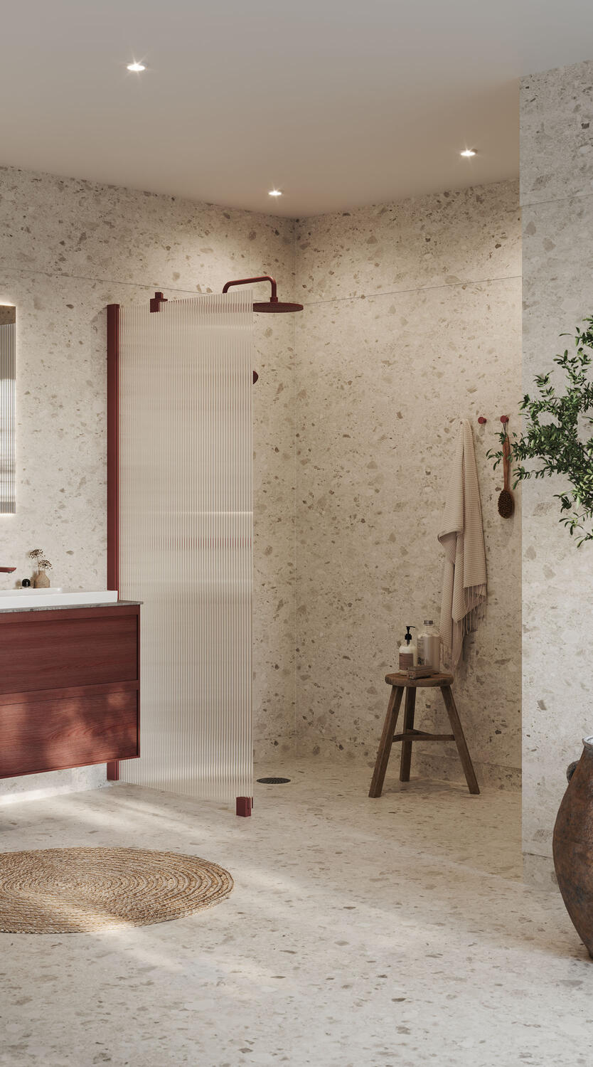 Breccia Stone Beige - Våtrumsvägg