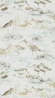 Estuary Birds Blue/Grey Embleton Bay Wallpapers