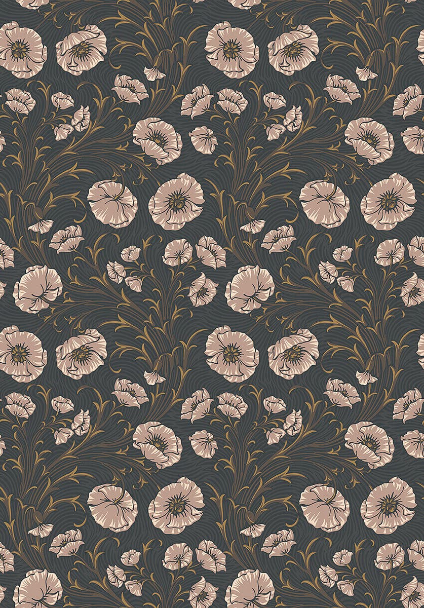 Boråstapeter - Poppy Flow