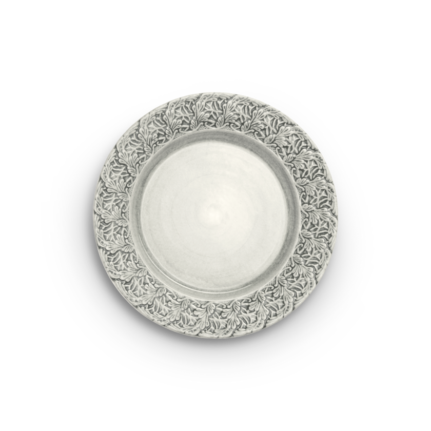 Lace Tallrik 25 cm Grå