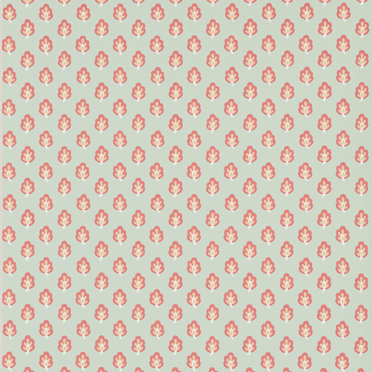 Jane Churchill - Albie Aqua/Coral