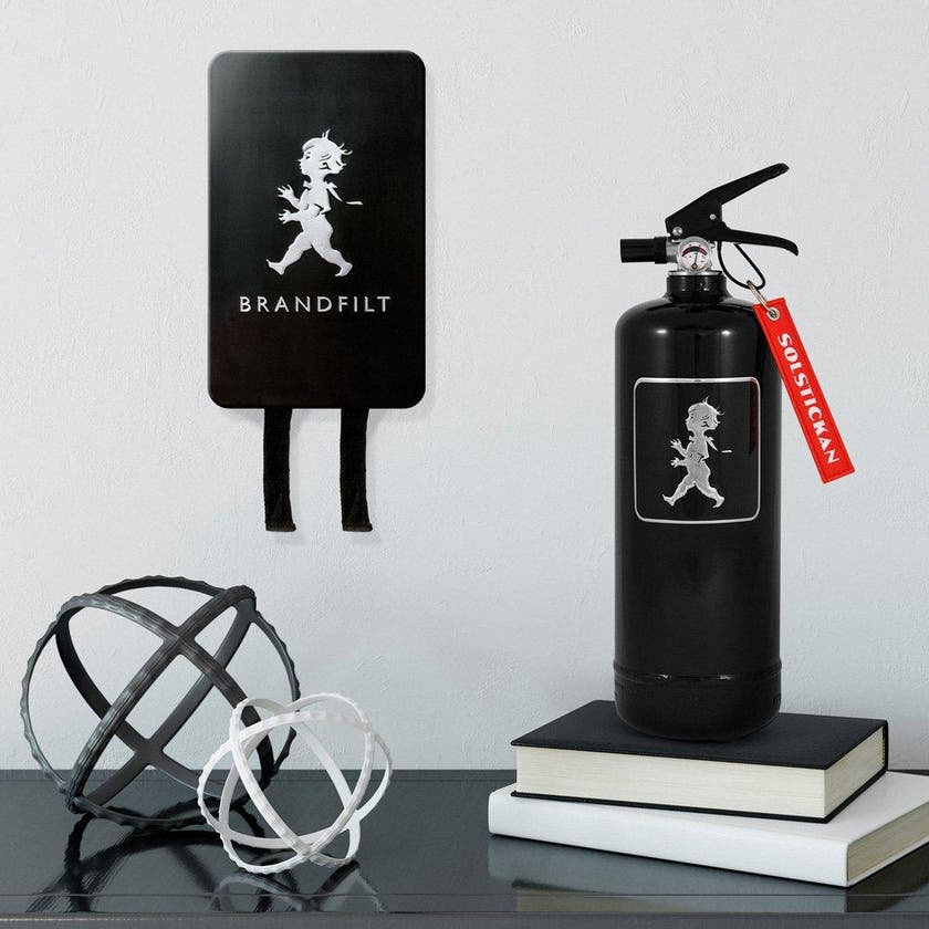 Brandsläckare 2 kg Svart/Silver