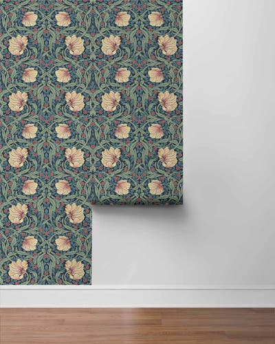 Carma - Peel & Stick Pimpernel Garden Bluestone & Clay NW54202