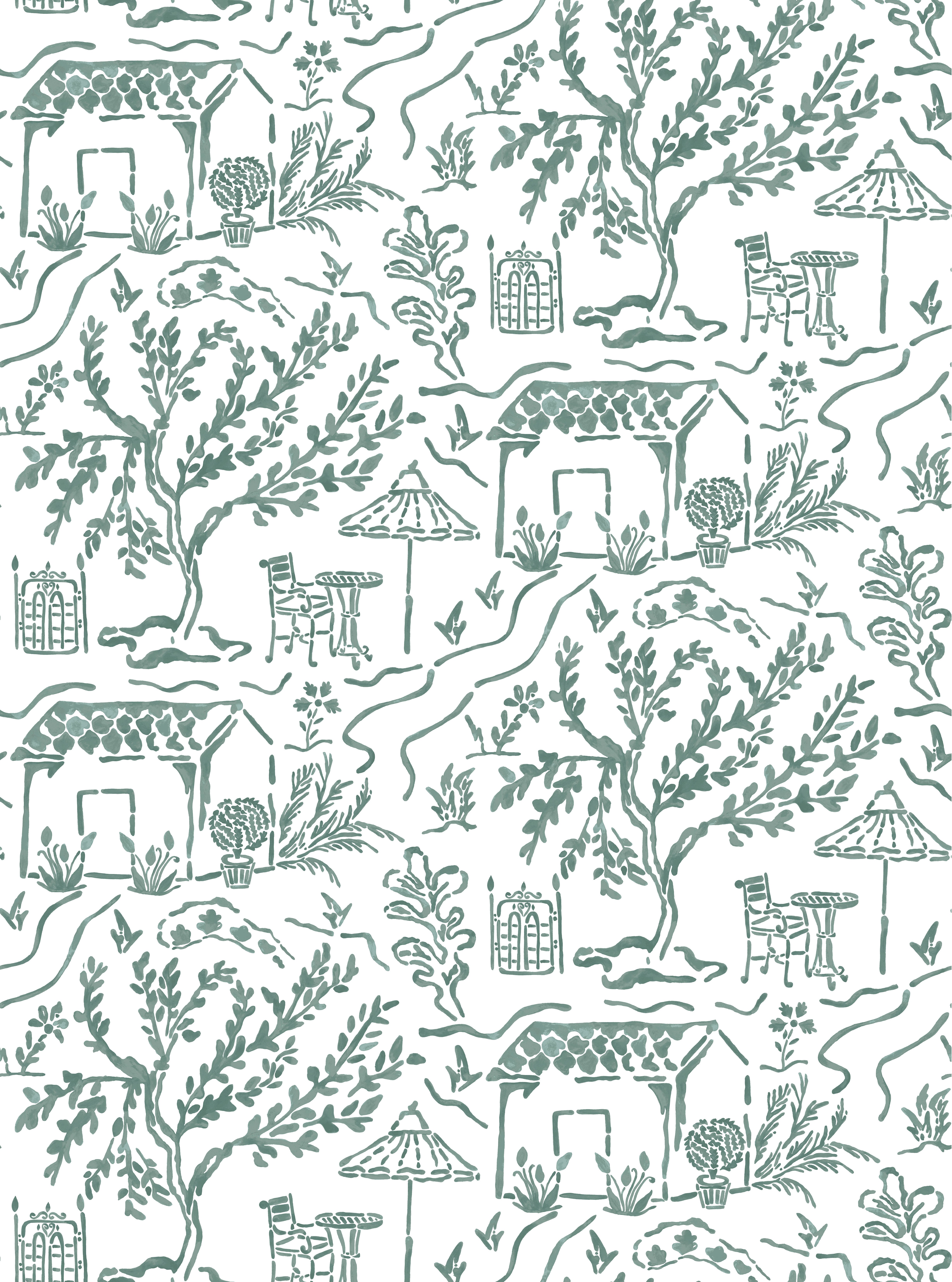 Nina Campbell - La Quintinie Teal