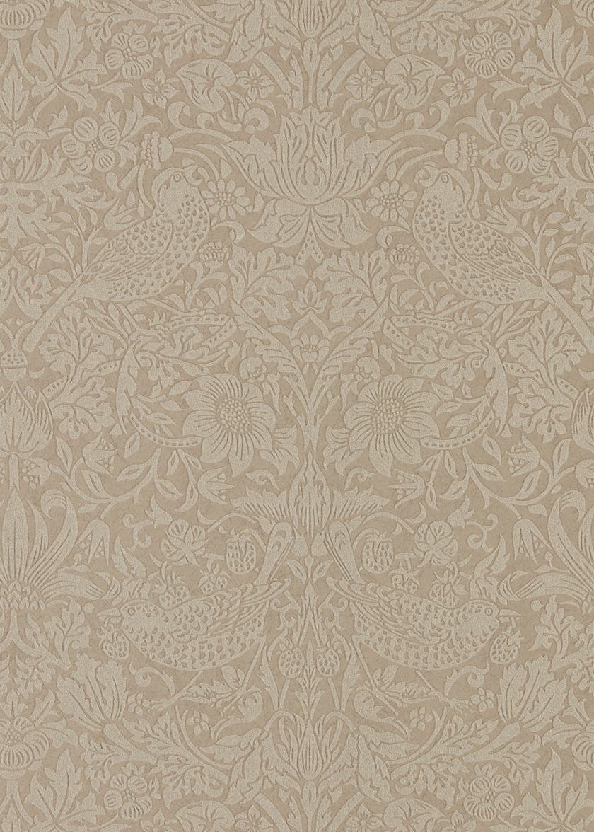 Pure Strawberry Thief Tau Morris Pure Wallpapers