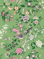 Chinoiserie Hall Chinese Water Garden Wallpapers