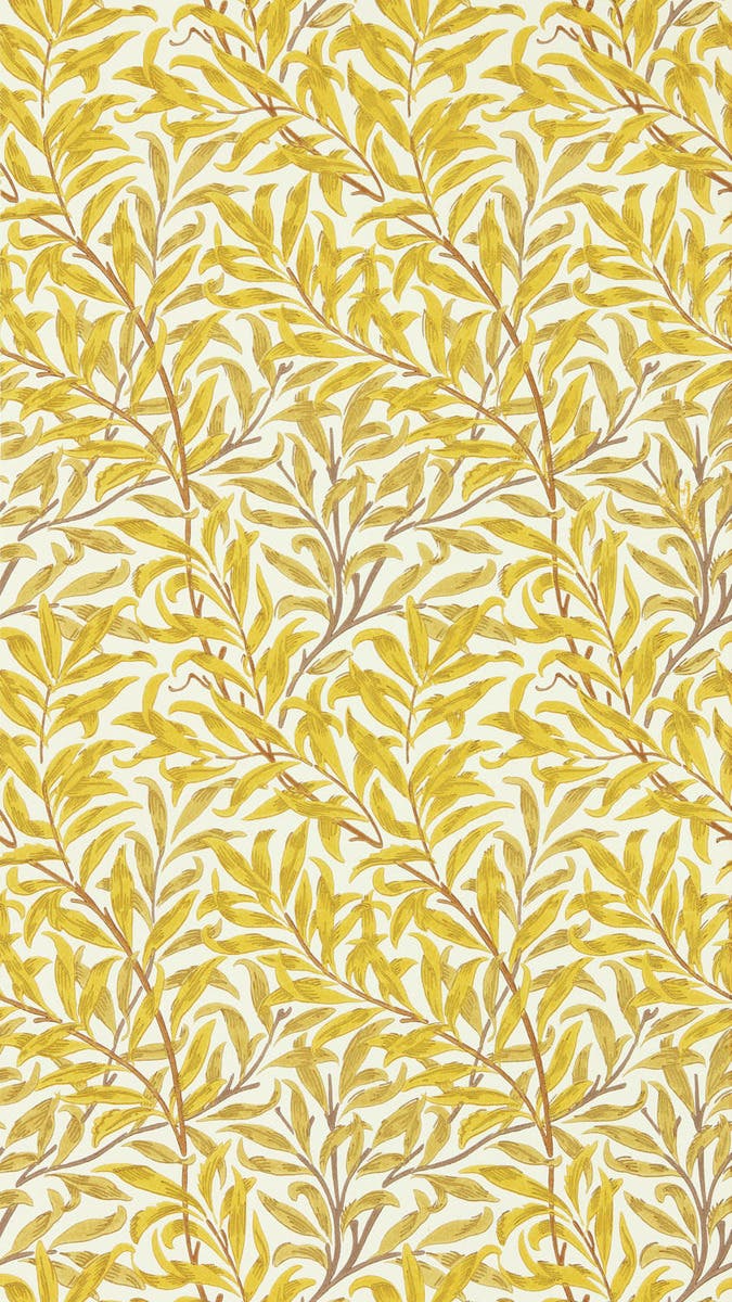 Willow Bough Summer Yello Cornubia Wallpapers