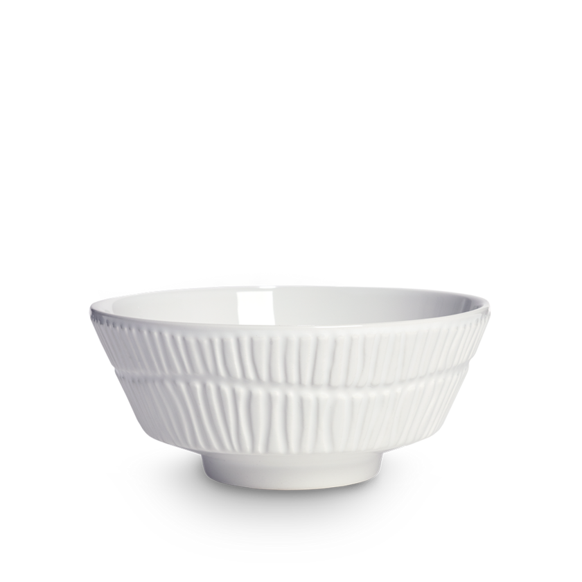 Stripes Skål 15 cm Vit