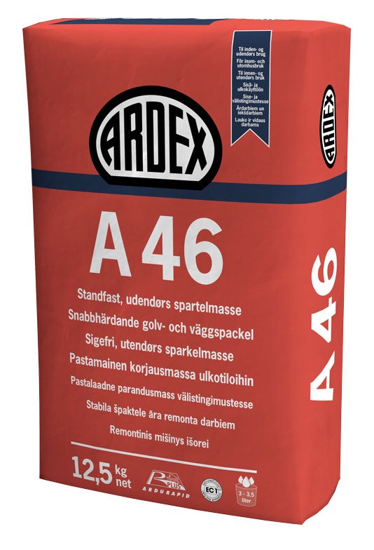 Ardex A46 Reparationsspackel, inom- och utomhus