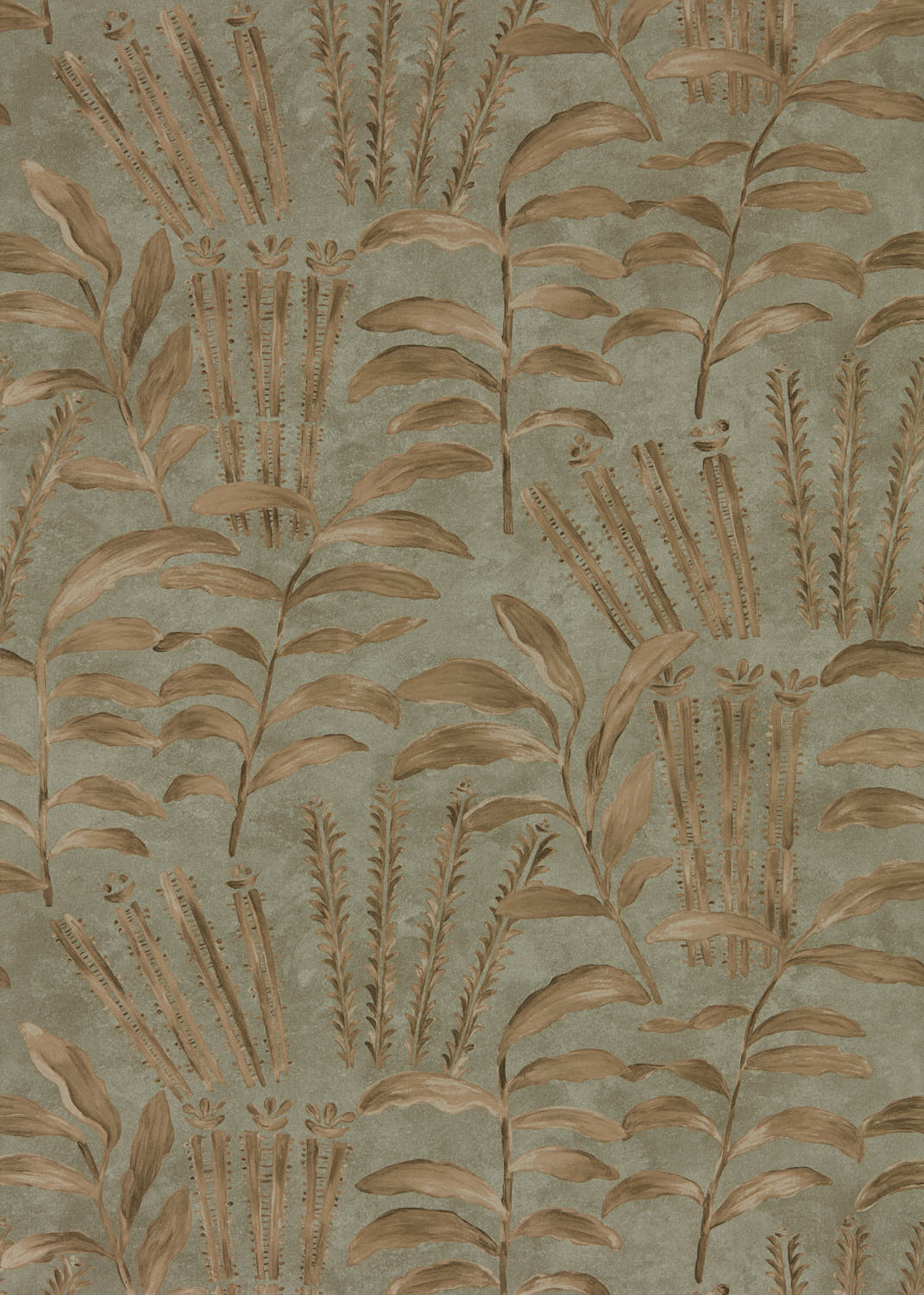 Zoffany - Highclere Olivine Darnley Wallpapers