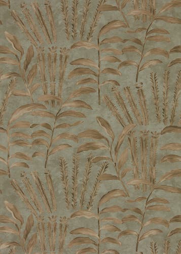 Zoffany - Highclere Olivine Darnley Wallpapers