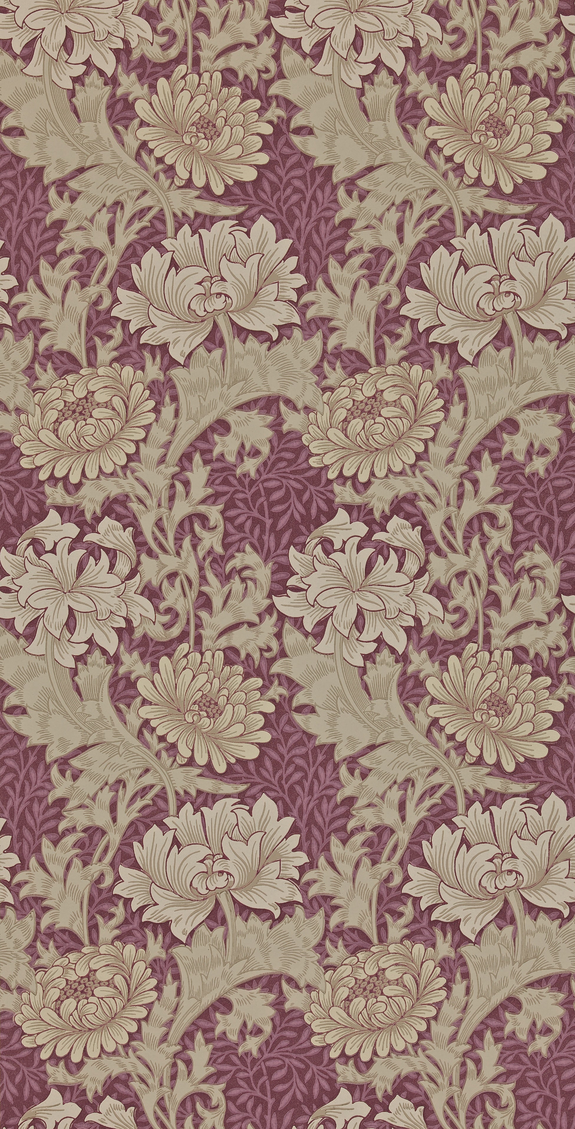 Morris & Co - Chrysanthemum Wine Archive II Wallpapers