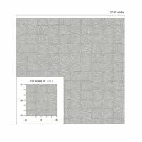 Peel & Stick Organic Squares Fog Grey NW55908