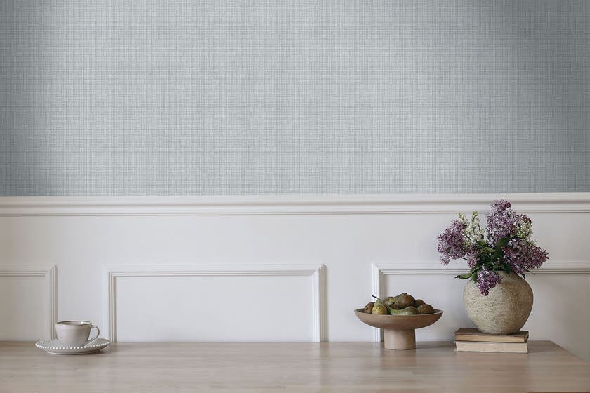 Intrade - Orrmsby Texture Blue Tales of the Manor Tapet