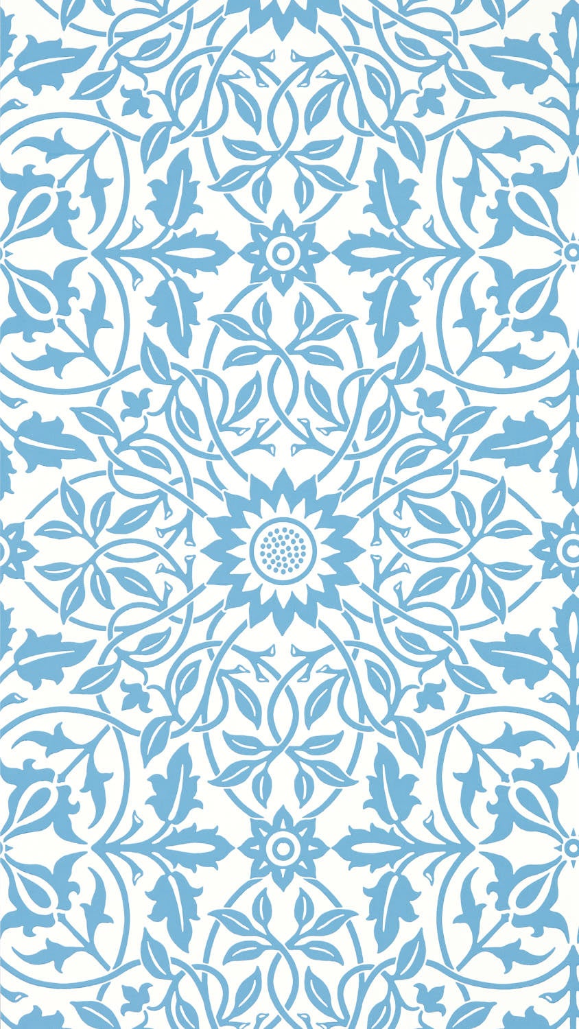 Morris & Co - St James Ceiling China Bl Simply Morris Wallpapers