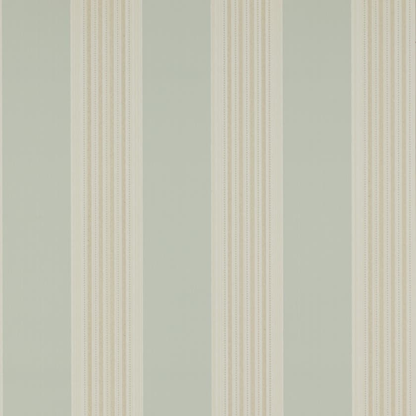 Colefax and Fowler - Tealby Stripe Aqua/Beige