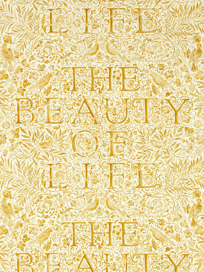 Morris & Co - The Beauty of Life Sunflo Emery Walker`s House Wall