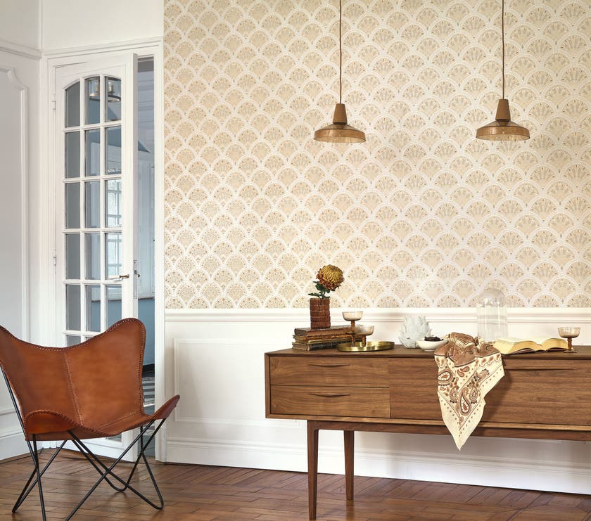 Casadeco Wallace Beige Creme