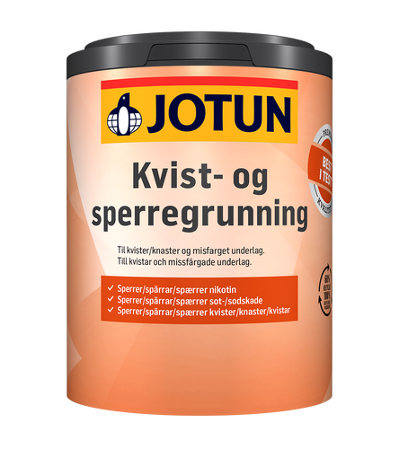Kvist & Spärrgrundning 0,68 L Vit