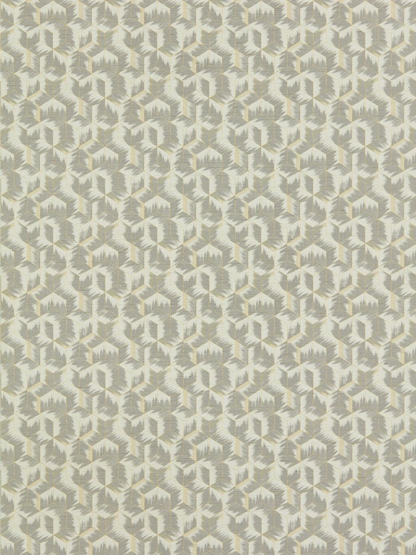 Zoffany - Tumbling Blocks Faded Ant Rhombi Wallcoverings