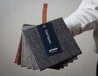 Grid Square Green Golvabia Textilgolv