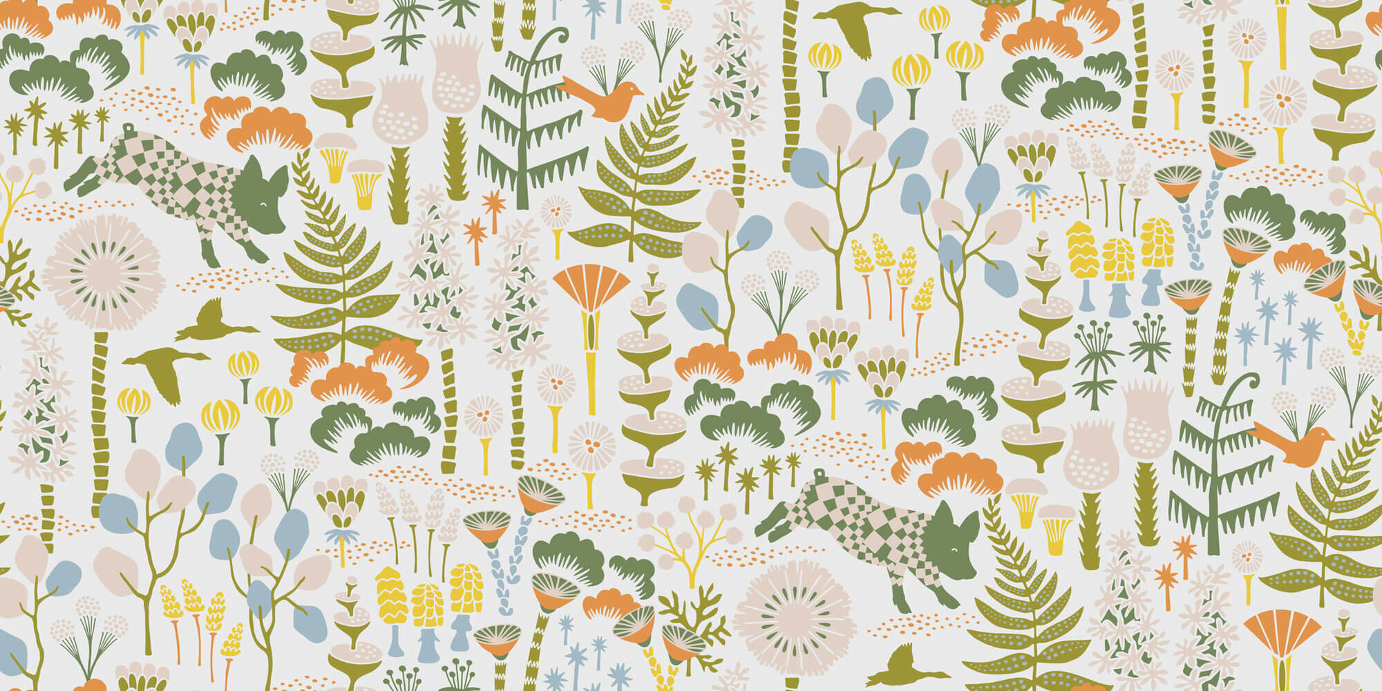 Boråstapeter - Hanna Werning Hoppmosse 1450, Swedish Designers Wallpapers