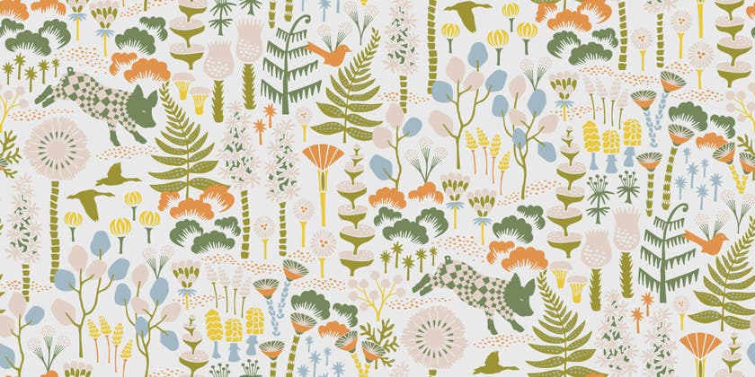 Boråstapeter - Hanna Werning Hoppmosse 1450, Swedish Designers Wallpapers