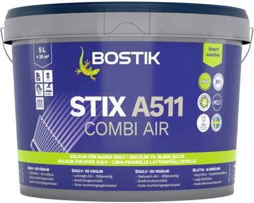 STIX 511 COMBI AIR BOSTIK GOLV & VÄGGLIM