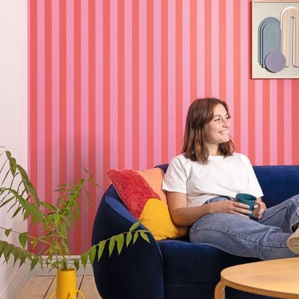 Caselio - Little Lines Rose Corail Basics