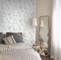 COTTON FLOWER BLEU ACIER SOLIFLORE