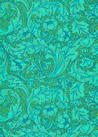 Bachelors Button Olive/Tu Queen Square Wallpapers