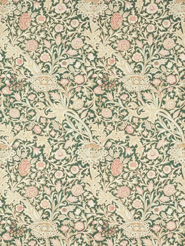 Morris & Co - Trent Teal Emery Walker`s House Wall
