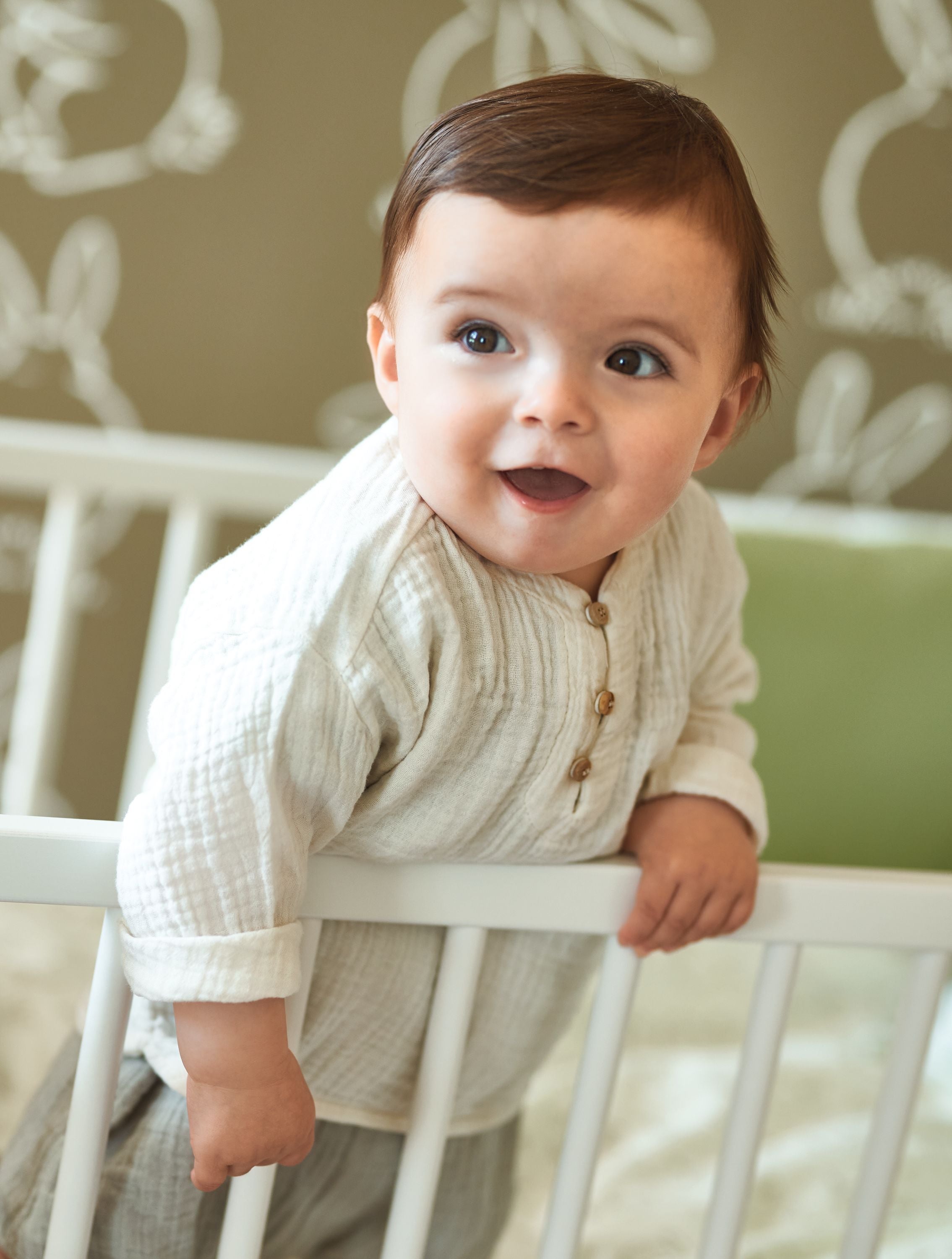 Casadeco - Funny Bunny Vert Kaki Once Upon A Time