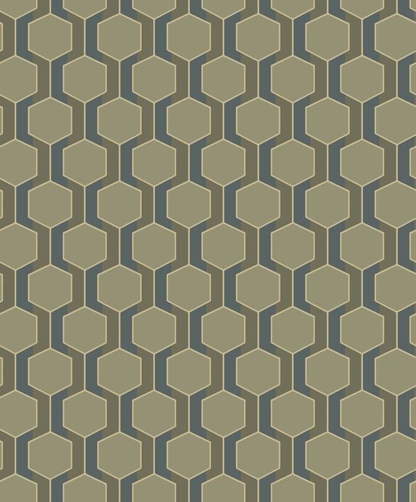 Casadeco - Hamilton Vert Kaki Derby