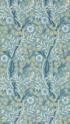 Morris & Co - Sweet Briar Mineral/Linen Morris and Friends Wallpa