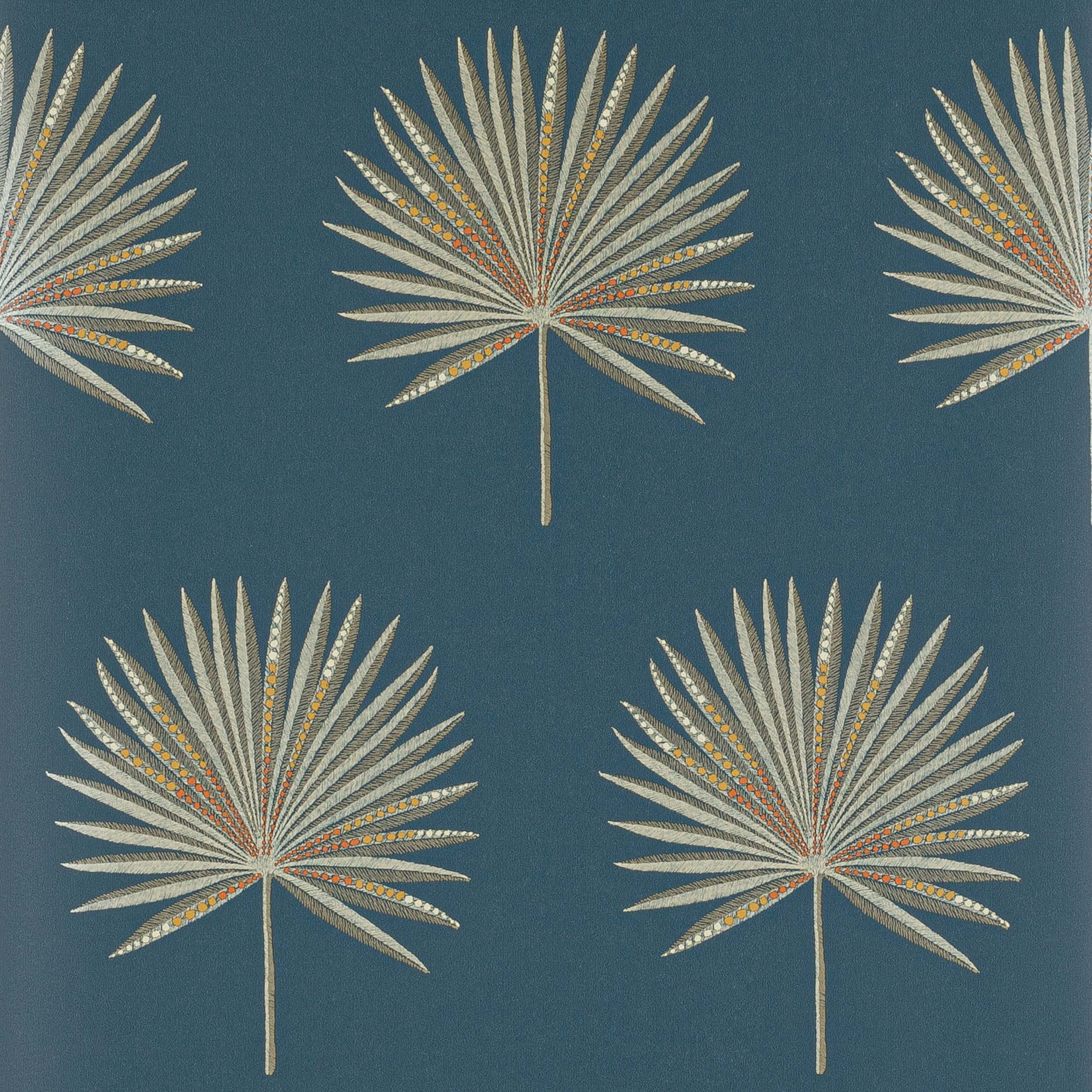 Jane Churchill - Fortunei Navy/Silver