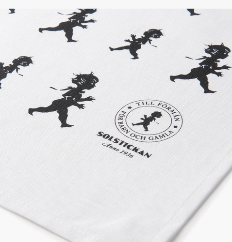 Kökshandduk 50x70 cm Vit/Svart