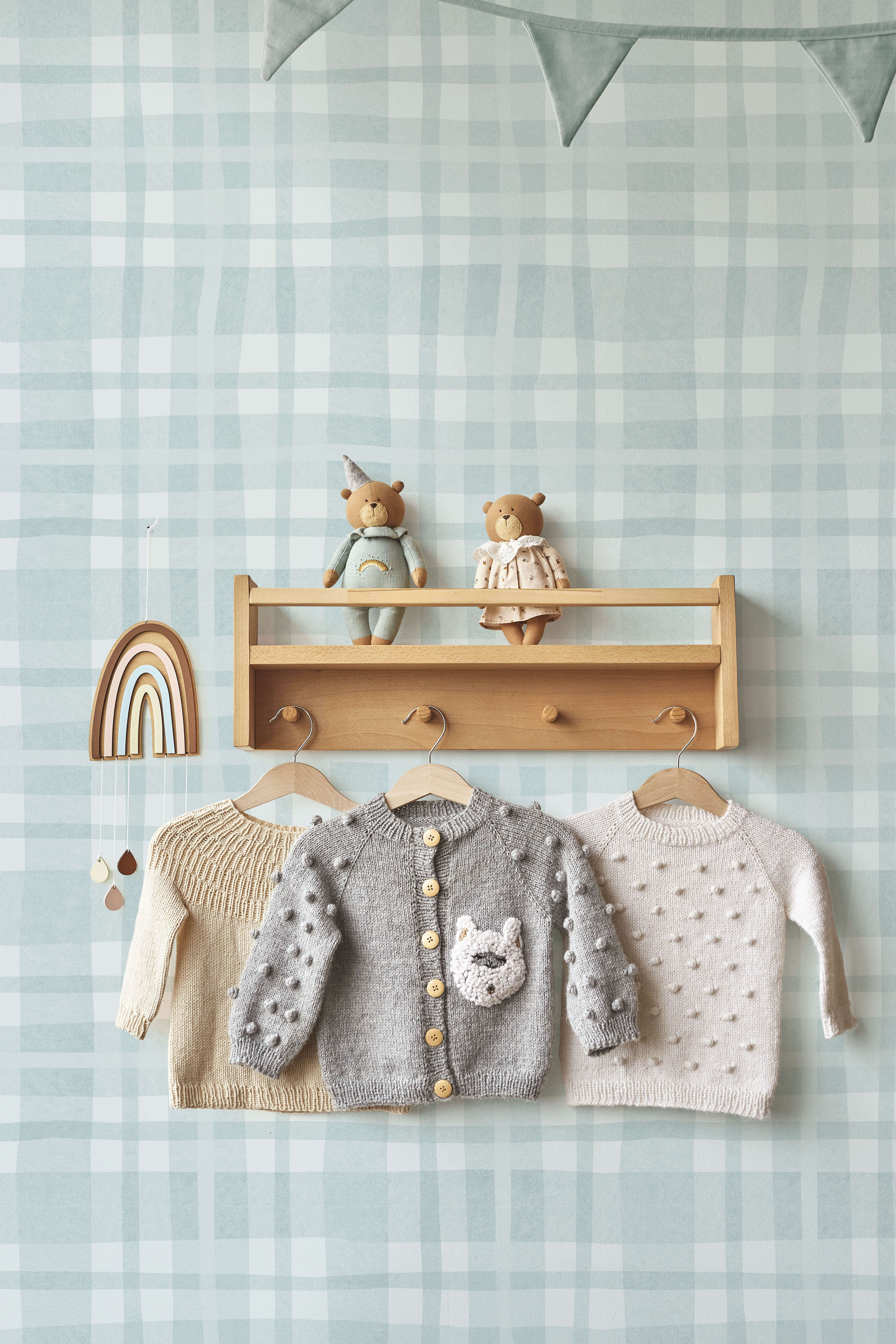 Intrade - Ivy Plaid Sky Blue