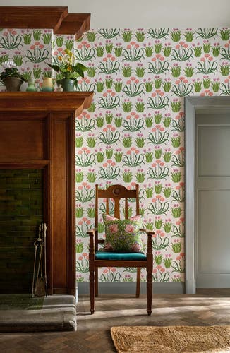 Morris & Co - Glade Tulip Fields Bedford Park Wallpapers