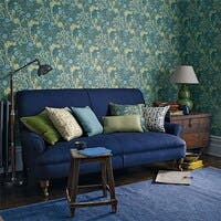 Morris Seaweed Ink/Woad The Craftsman Wallpapers