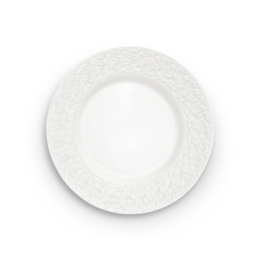Lace Tallrik 32 cm Vit
