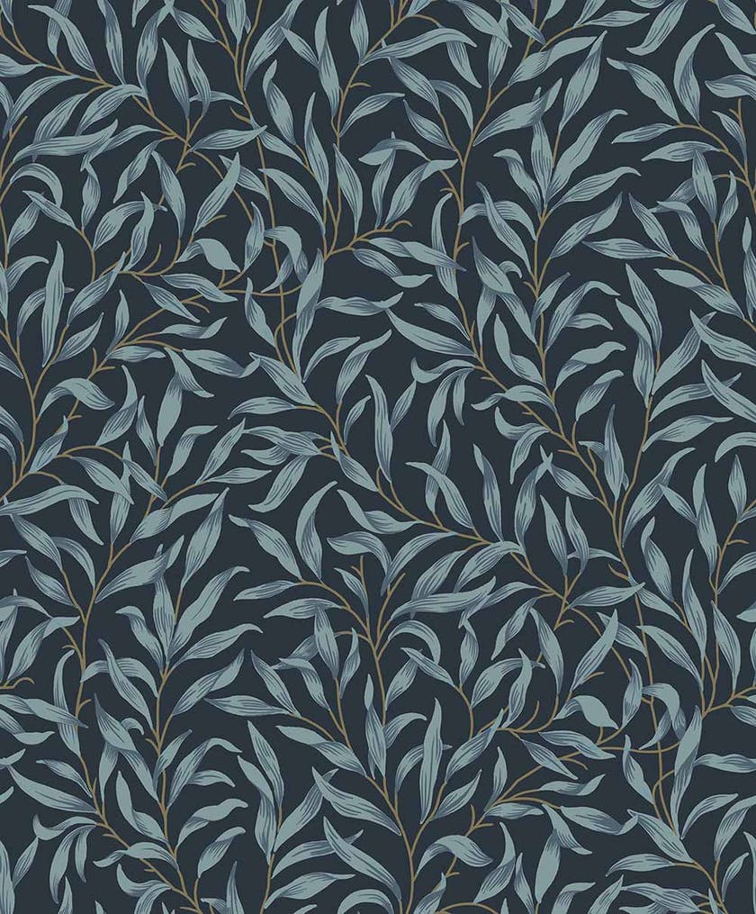 Carma - Peel & Stick Willow Trail Aegean Blue NW54702